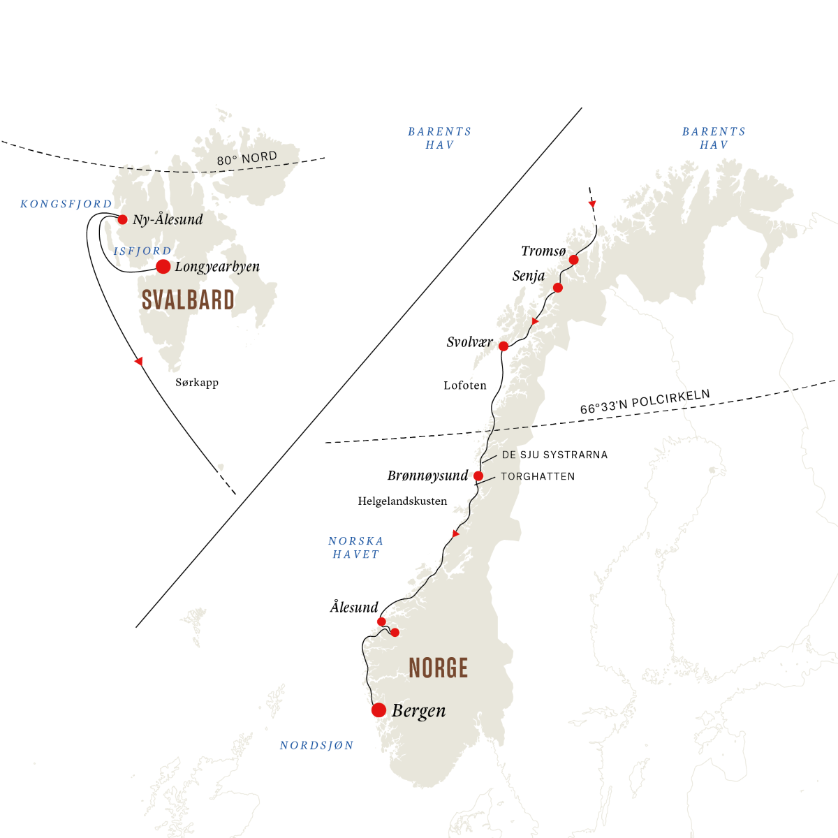 Svalbardexpressen, söderut (2023-2024)