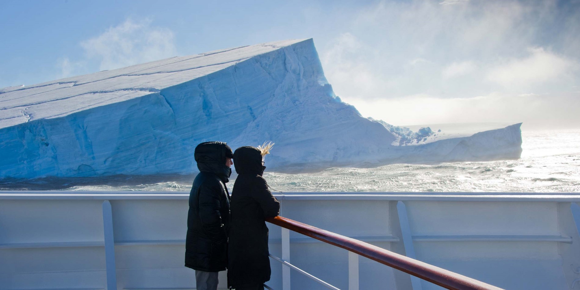 Njut av utsikten i Antarktis Sound