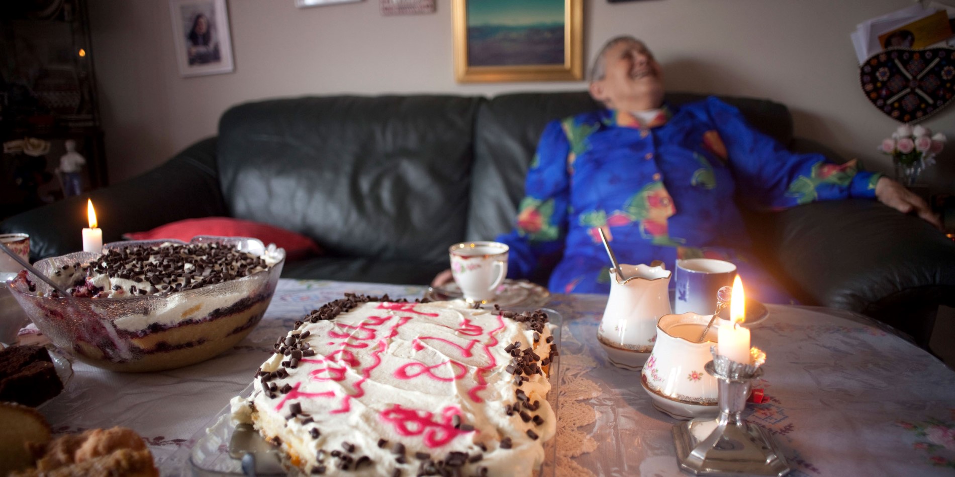 Kaffemik eller födelsedag Greenlandic sätt